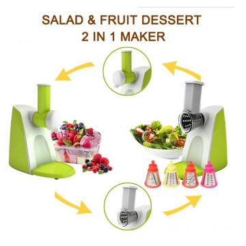 2 em 1 Multifunction Salad Shooter, Salad Maker